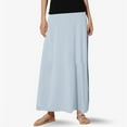 thumbnail image 3 of Weiqiqre Summer Skirts for Women Boho Flod Over Long Maxi Skirt Elastic High Waisted Long Skirts for Women, 3 of 8