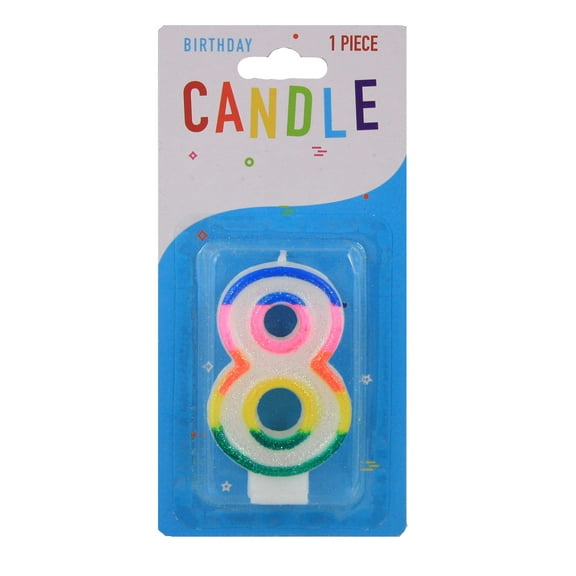 Colorful Birthday Candle - 8
