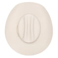 thumbnail image 4 of Sombrero Cowboy Stetson 3X de Fieltro de Lana Hueso Talla 7 1/4, 4 of 6
