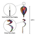 thumbnail image 4 of In the Breeze 0977 — Jewel Hot Air Balloon Spinner - Colorful Outdoor Hanging Wind Spinner and Yard and Garden Decoration, 4 of 5