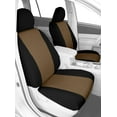 thumbnail image 2 of CalTrend Front NeoSupreme Seat Covers for 2023-2024 Honda CR-V - HD243-06NN Beige Insert with Black Trim, 2 of 3