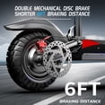 thumbnail image 5 of ASKGO Q2 1200W Peak Off Road Electric Scooter for Adults ,3 speed&27MPH &35Mile Escooter,48V 15AH Electric Scooter With Detachable/Foldable seat, 10''Tire All Terrain，330LBS Capacity，UL2272, 5 of 10