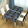 thumbnail image 4 of Yayeee Tablecloths 60" x 108" Rectangle Wrinkle Resistant Party Table Cover, Elegant Hexagon Pattern, 4 of 8