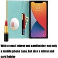 thumbnail image 3 of Wallet Case Apply to iPhone Xs Max,Luxury Fashion Flip Purse Leather Bag with Card Slots Crossbody Chain Shoulder Strap with Mirror Bracket Shockproof Protector (iPhone Xs Max, Blue), 3 of 14