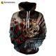 thumbnail image 3 of Nuevas sudaderas con capucha para hombre, sudaderas con estampado de payaso de película de terror, sudaderas con capucha de moda con estampado 3D, tendencia urbana de otoño, ropa para hombre de gran t, 3 of 5