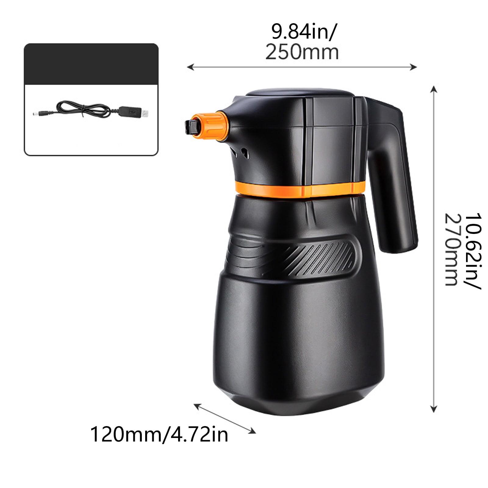 2L Electric Foam Sprayer With 2000mAh Pressure Washer Suitable For Car Home Cleaning Thickened Durability Design