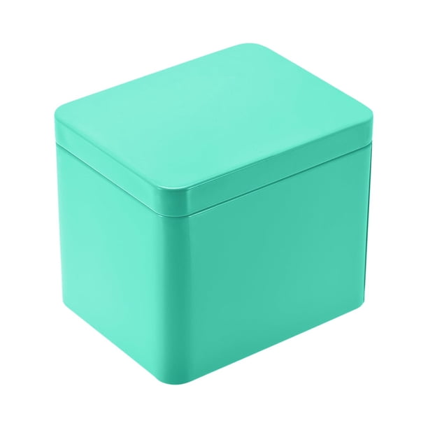 Caja de Metal Estaño Unique Bargains 3uds 3.9' x 3.15' x 3.31' Rectangular Hojalata Almacenamiento con Tapas Verde