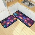 thumbnail image 7 of Coolnut City Fireworks Anti Fatigue Mats for Kitchen Floor,Set of 2 Non Skid Washable Waterproof Anti Kitchen Floor Mats for Kitchen Office Laundry Room Bathroom (19"x27"+19"x47") Home Decor, 7 of 7