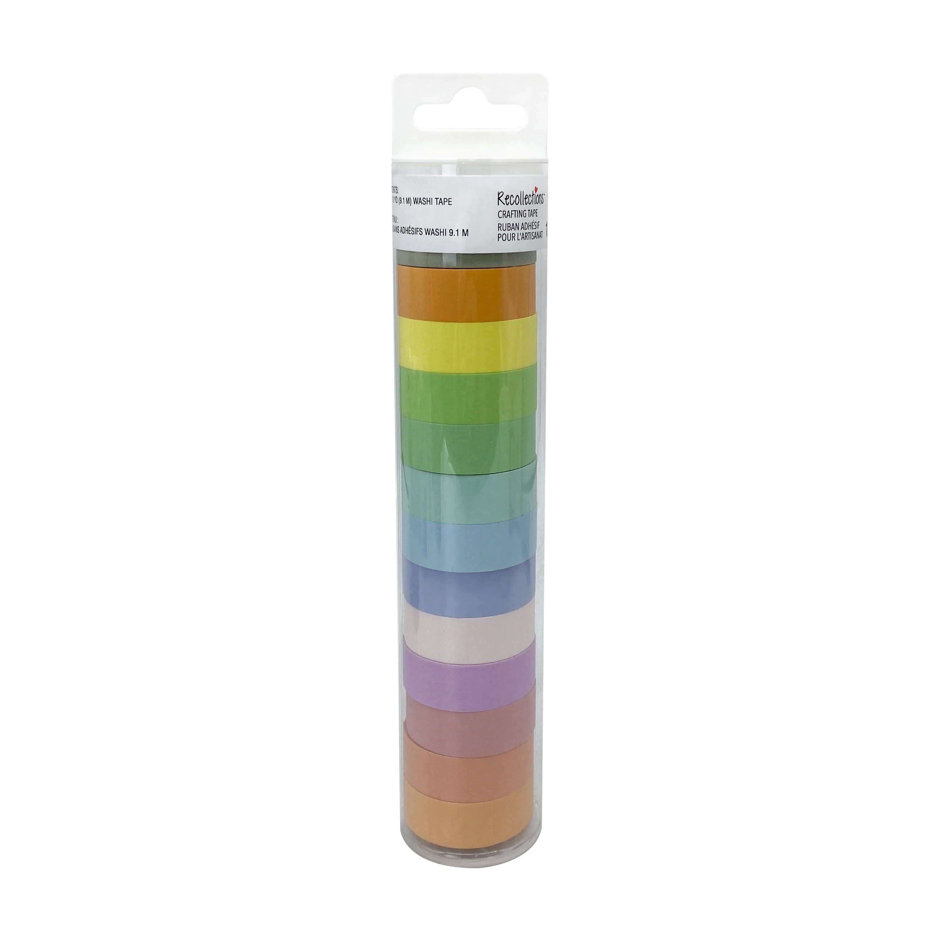 Solid Pastel Crafting Washi Tape Set by Recollections