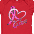 thumbnail image 4 of Inktastic Cure Breast Cancer Awareness Pink Ribbon Boys or Girls Baby Bodysuit, 4 of 5