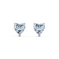 thumbnail image 1 of Boucles d'Oreilles Clous Pierre de Naissance Cœur, 1 of 4