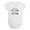 White, variant on iDzn Cute Like Mommy Smelly Like Daddy Funny Rompers For Babies, Newborn Baby Unisex Bodysuits, Infant Jumpsuits, Toddler 0-24 Months Kids One-Piece Oufits