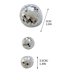 thumbnail image 3 of Campana de viento con forma de atrapasol | Bola de espejo colgante DIY con prismas reflectantes | Crea reflejos de luz arcoíris para interiores y exteriores, 3 of 5