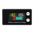 thumbnail image 2 of LCD Liquid Crystal 8-100V Voltmeter Battery Car Power Detection Digital Lithium Battery Capacity Display Module,C,1 * Battery Capacity Display Module, 2 of 8