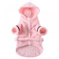 thumbnail image 3 of CHUANK Dog Bathrobe Soft Warm Dog Pajamas with Adjustable Dog Drying Towel Robe Pet Clothes for Large Medium Small Dogs, 3 of 7