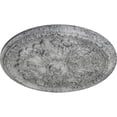 thumbnail image 3 of Ekena Millwork 16 7/8"OD x 1 1/2"P Swindon Ceiling Medallion (Fits Canopies up to 2 7/8"), Hand-Painted Ultra Pure White Crackle, 3 of 6