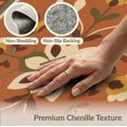 thumbnail image 6 of ODIKA 6'x9' Washable Area Rug Olive Terracotta Floral Geometric Design Ornate Botanical with Art for Dining Room, Under Table, Office Décor, Non-Slip Chair-Friendly, 6 of 7