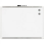 Quartet Magnetic 17" x 23" Dry-Erase Board, White Plastic Frame