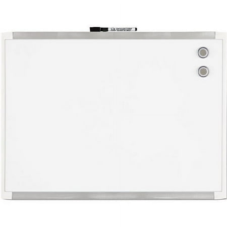 Quartet Magnetic 17" x 23" Dry-Erase Board, White Plastic Frame