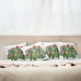thumbnail image 3 of Ambesonne Cactus Throw Pillow Cover 4 Pack, Saguaro Tropical Garden, 16", Multicolor, 3 of 6