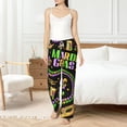 thumbnail image 6 of Lsque Mardi Gras3 Print Women's Pajama Pants, Lounge Pant - Comfortable Home Wear,Elastic Waistband, Stylish Design-Medium, 6 of 9