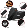 thumbnail image 4 of Bike Cover for 1 to 2 Bikes, Waterproof Outdoor Bicycle Storage Protector Rain Sun UV Dust Wind Pro, 4 of 5