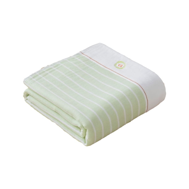 Mantas de Recepción Manta de Almacenamiento Acolchada de Algodón Muslin de la Niña Manta de Cuidado Del Bebé Manta de Algodón Muslinkids Manta de Cuna para Niños Y Niñas, Transpirable, Algodón Ligero