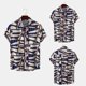 thumbnail image 3 of Camisas Para Hombre Camisa de manga corta con flores para hombre, estilo playero de verano, informal, relajada, para perezosos (Beige, M), 3 of 7