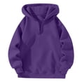 thumbnail image 3 of Women's Zip Up Hoodie Casual Bow Print Sweatshirt Comfortable Pullover For Daily Wear With Jeans In Spring Fall Winter, 3 of 3