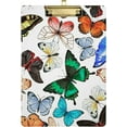 thumbnail image 1 of FMSHPON Tropical Butterflies Clipboard Hardboard Wood Nursing Clip Board and Pull for Standard A4 Letter 13x9 inches, 1 of 7