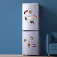 thumbnail image 3 of 10 Piece Set of Cartoon Animal Fridge Magnets Practical Refrigerator Stickers, 3 of 12