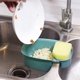 thumbnail image 3 of Fregaderos de cocina Drenaje Colgante Cesta de residuos Basura de basura Almacenamiento de bastidores antideslizantes Gadget Hogar para herramientas de limpieza Artículos de tocador Verde seitruly  HA011870-01, 3 of 7