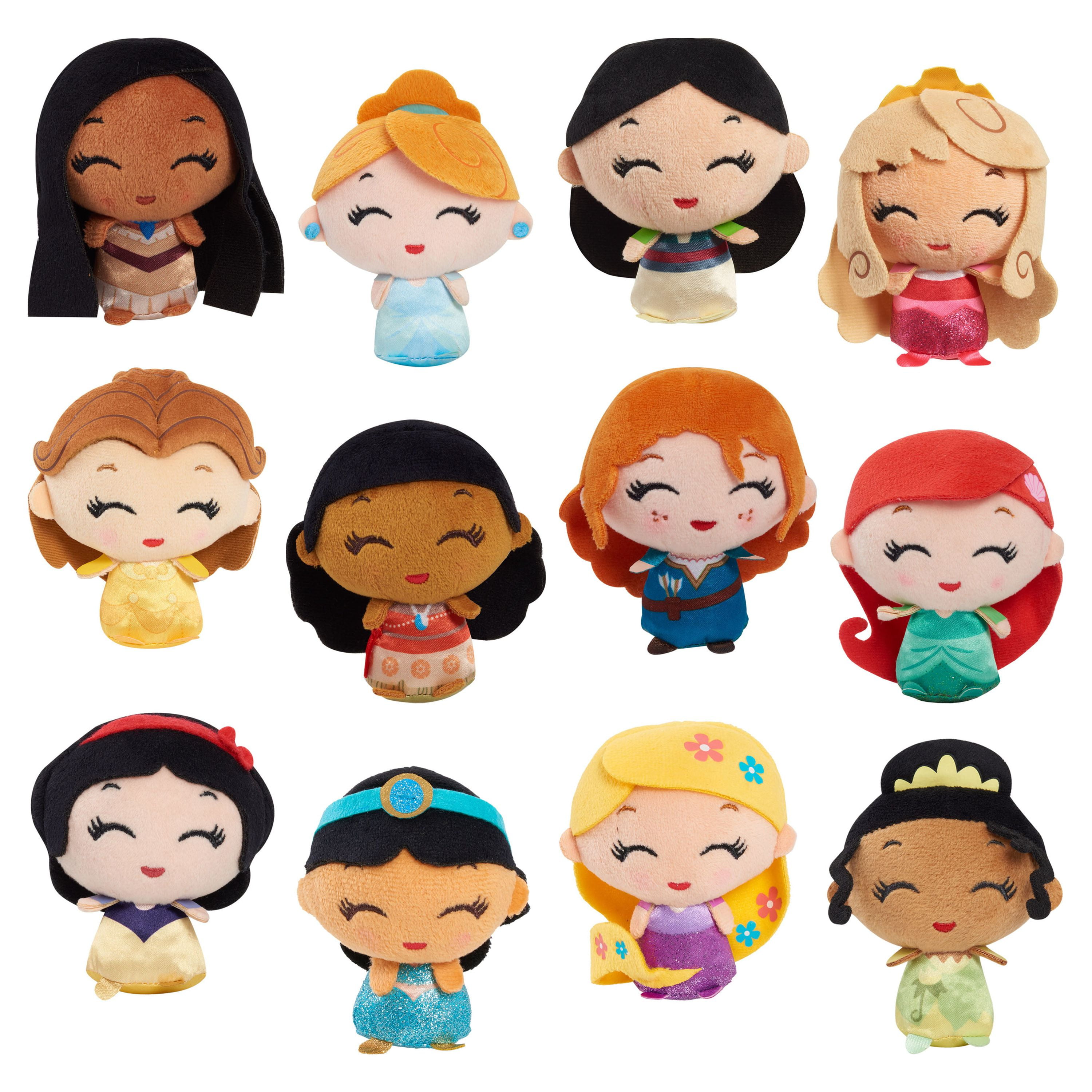 Disney Princess Plush Super Set, 12 Plush Figures, Officially Licensed Kids  Toys for Ages 3 Up, Gifts and Presents 