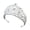 Fancy silver, variant on Giaone Princess Tiaras Hair Ornament Princess Headpiece With Crystal Rhinestones Jewelry For Photography