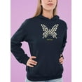 thumbnail image 2 of Butterfly Daisy Free Soul Hoodie Women -Image by Shutterstock, Female XX-Large, 2 of 4