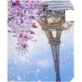 thumbnail image 4 of Coolnut Mailbox Covers Magnetic Oversize Eiffel Tower Winter Snow Seasonal Mail Wraps for Home Outdoor Decor, 25.4"x20.78", 4 of 5