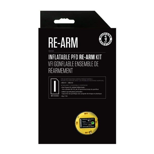 Kit de rearme Mustang Survival 33 g Hammar Manual