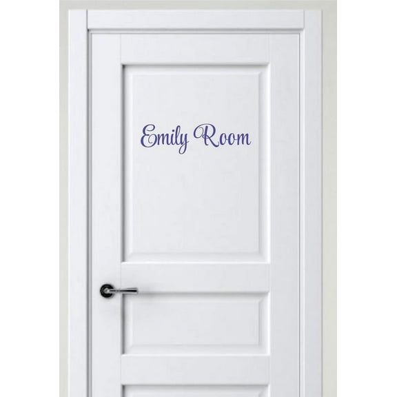 Personalized Name Vinyl Decal Sticker Custom Initial Wall Art Personalization Decor Girls Children Bedroom Teen Kids 4 Inches X 10 Inches