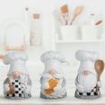 thumbnail image 5 of Hodao Chef Gnomes Decorations - Kitchen Home Decoration - Professional Chef Statue - Spring Decoration - Gift for Baking Enthusiasts(3pcs), 5 of 6