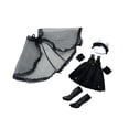 thumbnail image 3 of Falda de muñeca para niña de 12 pulgadas, ropa de moda para muñeca de simulación, tela suave, vestido informal para muñeca de todos los días, vestido Estilo G, 3 of 8