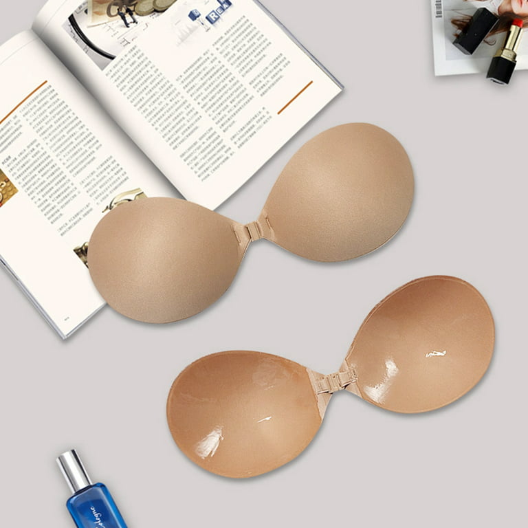 Adhesive Bra Invisible Sticky Strapless Push up Reusable Silicone Covering  Nipple Bras for Backless Dress 