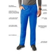 thumbnail image 3 of Adar Addition Scrubs For Men - Slim Leg Cargo Drawstring Scrub Pants, 3 of 7