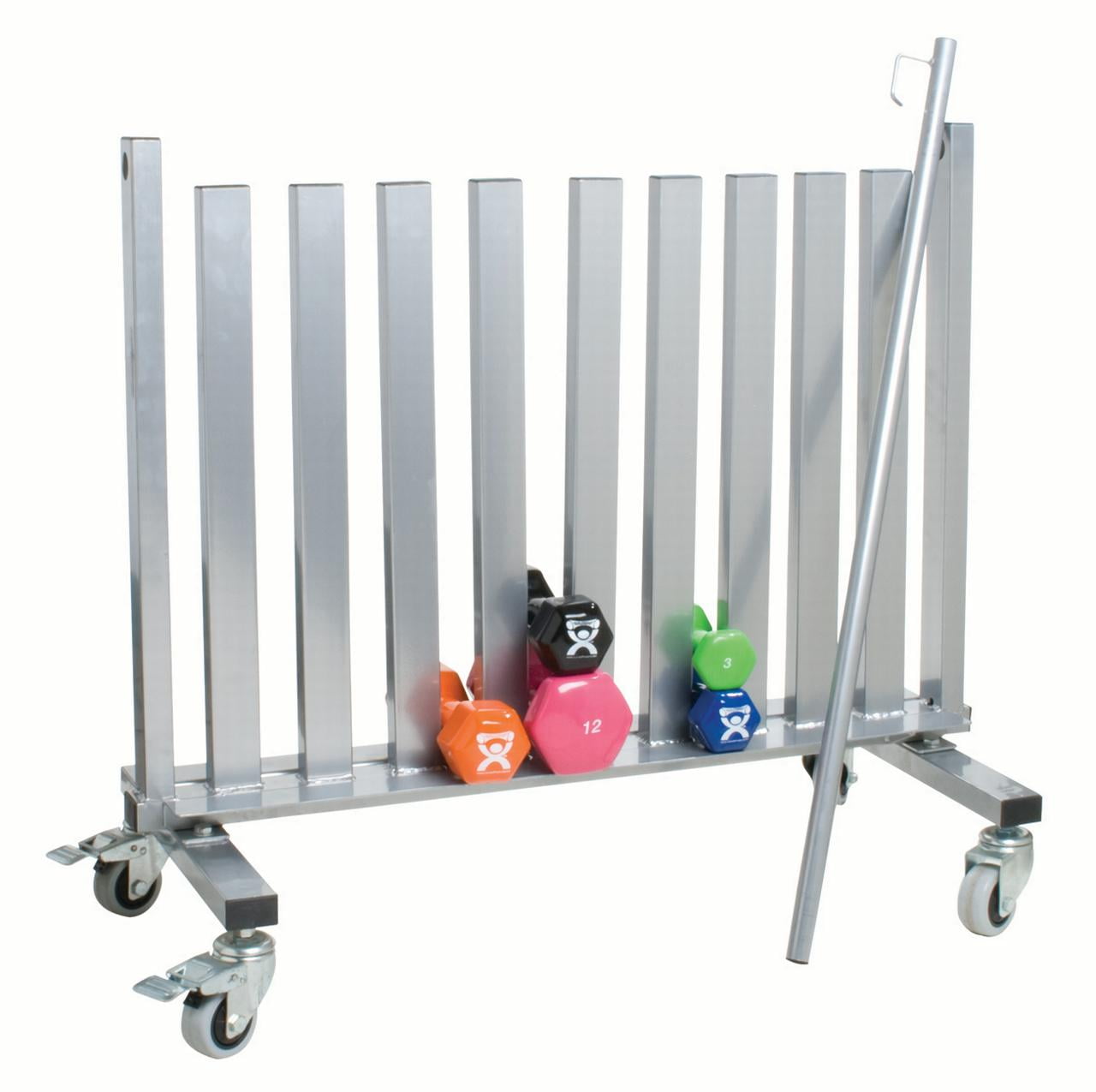 Rolling dumbbell rack hotsell
