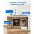 thumbnail image 6 of Restored Waterdrop TSB-CM Under Sink Water Filter System Reduce Chloramine, Chlorine for CA, FL and Washington, D.C., Under Sink Water Filtration System with Brushed Nickel Faucet (Refurbished), 6 of 8