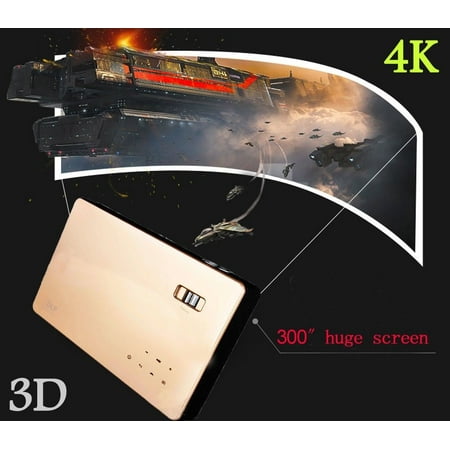 Kingslim 4k Hd 1080p Mini Projector Portable 8 000 Lumens Dlp Home Images, Photos, Reviews