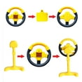 thumbnail image 3 of tredstone Simulated Steering Wheel for Kids Driving Controller W/Music and Light Pink, 3 of 8