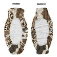 thumbnail image 5 of FKELYI Grunge Leopard Cow Print UTV Seat Cover 2 Pcs Set Powersports Seat Covers Anti-Scratch Mule Bench Protector Backrest Cover Full Back Design ATV Interior Deocr, 5 of 7