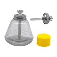thumbnail image 2 of Dispensador de bomba de presión de 180 ml, botella de vidrio prensable, para uso doméstico, con escalas medidoras, recargable, a prueba de fugas, para, 2 of 7