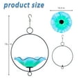 thumbnail image 3 of MUMTOP Hanging Bird Bath Feeder for Garden,Wild Bird Water Feeder Outdoor,Glass Hanging Bird Baths Outdoor Wild BirdBath Dish for Garden Yard Patio, 3 of 6