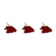 thumbnail image 4 of Flores artificiales Wosthever decorativas de color sólido 10 piezas rojas, 4 of 6